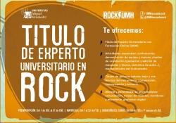 Arranca una nueva edición del Título de Experto Universitario en Rock