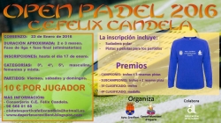 Abierta la inscripción para el Open Padel 2016 en Crevillent