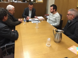 Reunión entre el Alcade de Elche y la Sociedad Agraria de Transformación San Pascual