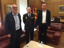 El  nuevo Comisario de Elche traslada al alcalde su proyecto para los próximos años