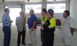 El Ayuntamiento inicia obras de acondicionamiento en la nave anexa a la sede de policía local para el depósito de piezas museísticas