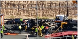 Un gran accidente en la A-7 a la altura de Elche termina con cuatro muertos y tres heridos