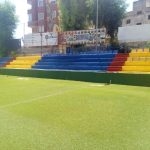 Orihuela mejora las gradas de Los Arcos para el comienzo de la nueva temporada