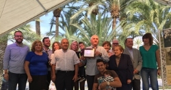 Pascual Antón, de 92 años, recibe el premio “Antonio Valero” por una vida dedicada al campo