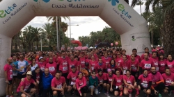 Cerca de 10.000 personas participan en Elche en la carrera de AMACMEC contra el cáncer de mama