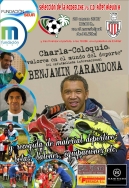 El Exfutbolista Benjamin dará una charla en el pabellón de El Altet para ayudar en la recogida de material deportivo