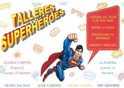 Talleres de Superhéroes en las bibliotecas infantiles