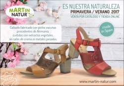 La empresa ilicitana Calzados Martín Natur presenta su colección Primavera-Verano, zapatos 100% naturales