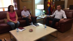 El Alcalde de Elche recibe al nuevo secretario de CCOO-PV