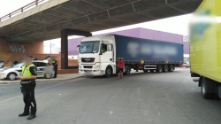 Interceptado un camionero en Elche tras haber consumido cocaína y duplicar los tiempos de conducción