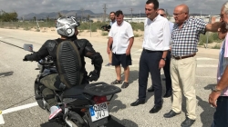 Tráfico realizará exámenes de moto en Elche a partir del lunes en una parcela cedida por el Ayuntamiento de Elche a la Asociación de Autoescuelas