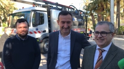 Aigües d’Elx invierte 600.000 euros en la compra de dos nuevos camiones para mejorar la limpieza del alcantarillado