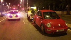 Conductora sin permiso obliga a inmovilizar dos vehículos en el mismo día