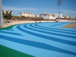 Competición de atletismo de los XXXVI Juegos Deportivos Municipales.
