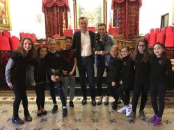 Recepción a la escuela de baile Noelia García