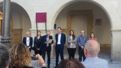 El Ayuntamiento homenajea a las víctimas del derrumbe de la Plaza Mayor de El Raval ocurrido hace 63 años
