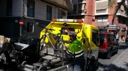 Denunciados por positivo en estupefacientes conductor denunciado en control de velocidad y un ciclista