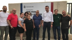 El polideportivo de Las Bayas ya lleva el nombre de José Vicente Quiles