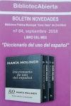 Diccionario del uso del español” es el libro del mes de septiembre de la Biblioteca “Enric Valor