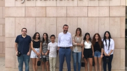 Recepción municipal a los ilicitanos de la Orquesta de Jóvenes de la Provincia de Alicante por su premio en el Festival Summa Cum Laude