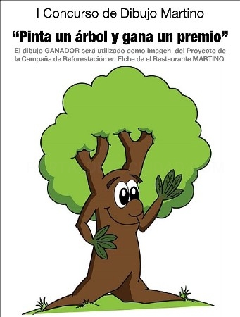 Restaurante Martino organiza el I Concurso de dibujo “Pinta un árbol y gana un premio”