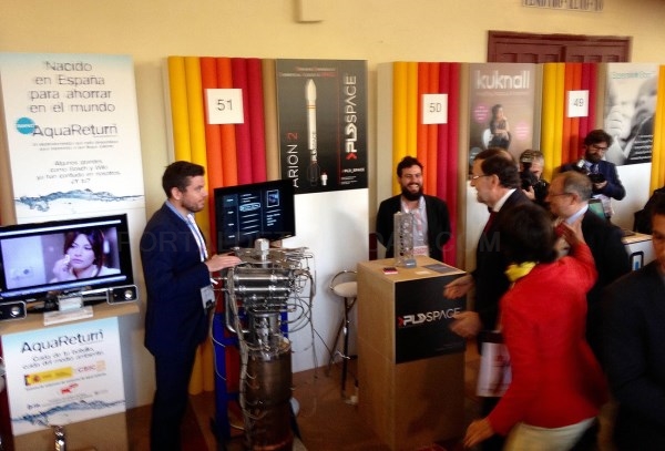 La empresa del Parque Científico PLD Space presenta su motor cohete en el evento para startups South Summit de Madrid