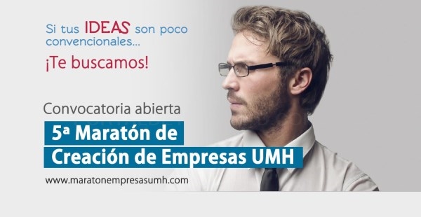 Abierto el plazo de inscripción para la 5ª Maratón de Creación de Empresas