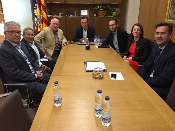 Reunión entre el alcalde y el Parque Empresarial de Elche