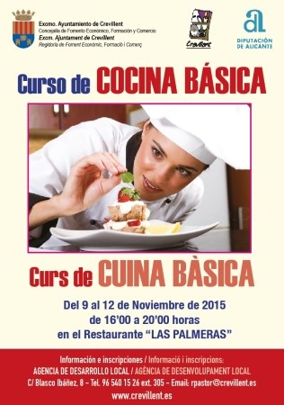Fomento organiza un curso de Cocina Básica gratuito, dirigido a trabajadores , autónomos del sector de la restauración y desempleados