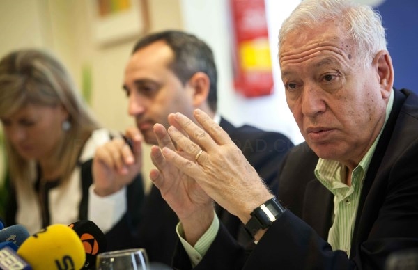Margallo: "España no puede permitirse el lujo de perder a un presidente como Mariano Rajoy"