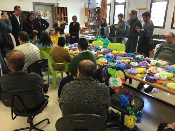 Monica Oltra visita centros de día ilicitanos a escasos días de que se elimine el copago