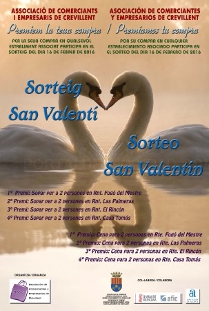 Campaña de San Valentín en los comercios de Crevillent