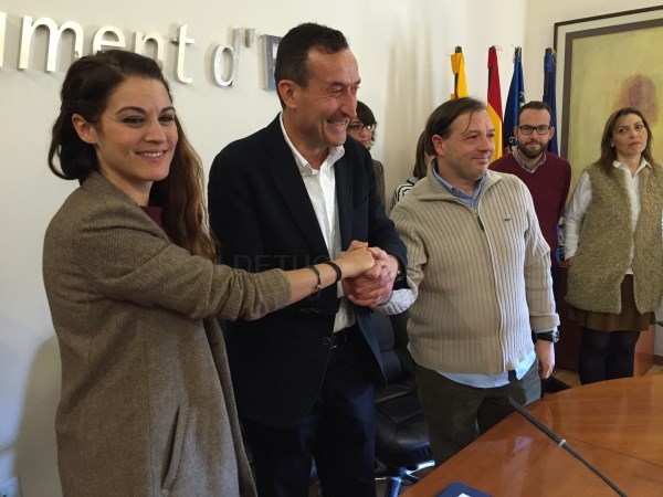 Se crea el nuevo equipo de gobierno de Elche, Partido de Elche se une a PSOE y Compromís