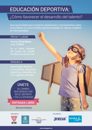 Santa Pola ofrece una conferencia sobre Educación Deportiva