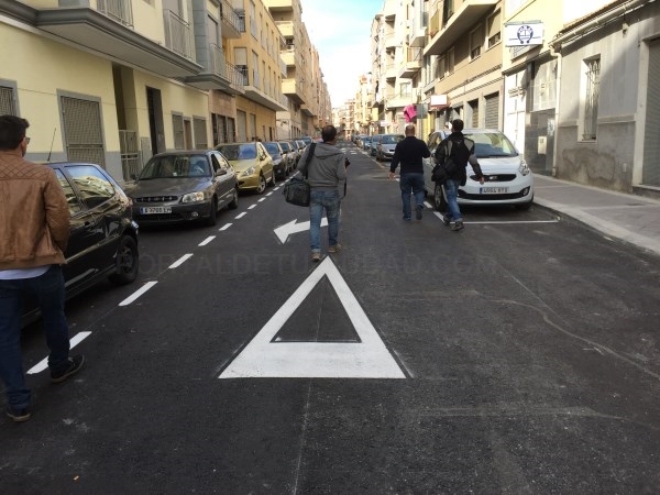 Se restablece el tráfico en parte del primer tramo de obras del colector en Carrúss
