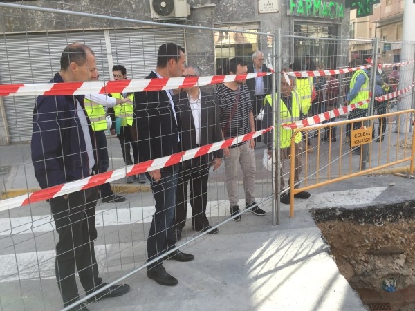 Se restablece el tráfico en parte del primer tramo de obras del colector en Carrúss