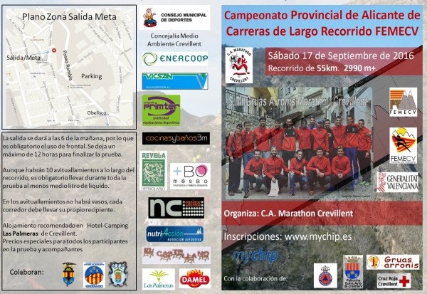 Crevillent celebrará el Campeonato Provincial de Ultradistancia