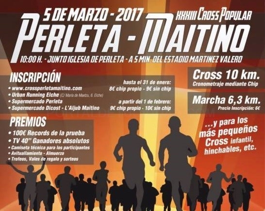 El Ayuntamiento prevé una participación de 1.400 personas en la Cross de Perleta – Maitino