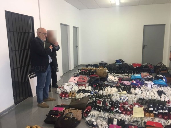 La Policía Local y Autonómica incauta más de mil falsificaciones en el mercadillo de Elche