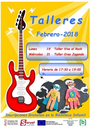 DIFUSIÓN ACTIVIDAD CULTURAL: T’AVALEM ¡!DINAMIZA FEBRERO!!