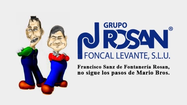 Tras 29 años de profesión y dedicación a la fontanería, Francisco Sanz de Fontanería Rosan, no sigue los pasos de Mario Bros.