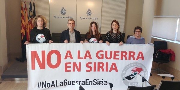 La edil de Bienestar Social presenta la campaña para enviar un contenedor de alimentos al Pueblo Sirio