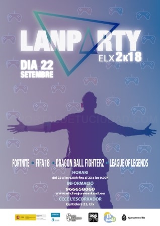 El PartyElx2K18 reunirá en Elche a los aficionados a los videojuegos los días 22 y 23 de este mes