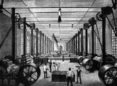 Nau d'encavallades del Museu de la pell d'Igualada
