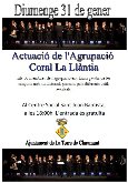 Actuació de l'Agrupació Coral La Llàntia - Actuación de la Agrupación Coral La Llàntia