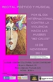 'No calles' Actividad por el día internacional contra la violencia hacia las mujeres