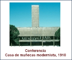 Conferencia. Casa de muñecas modernista, 1910