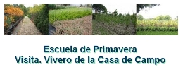Escuela de Primavera. Visita. Vivero de la Casa de Campo
