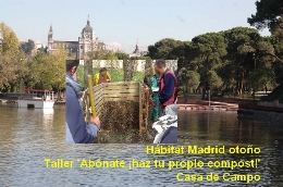 Hábitat Madrid otoño. Taller 'Abónate ¡haz tu propio compost!'. Casa de Campo