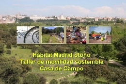Hábitat Madrid otoño. Taller de movilidad sostenible. Casa de Campo